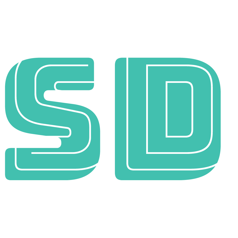 SD Logo White